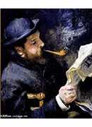 Ŀ͵Ī - claude monet reading a newspaper