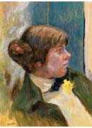 Study for Profile of a Woman in a Bow Tie