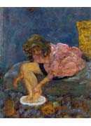 Woman Washing Her Feet