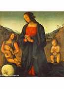 ʥĸһλʹСʥԼʥӤ - madonna, an angel and little st john adoring the child