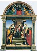 ʥϵʥĸʥͽ - enthroned madonna and child with saints