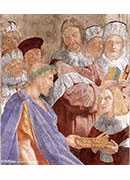 ʿ٤¬˹䲼(ֲ) - justinian presenting the pandects to trebonianus [detail 1]