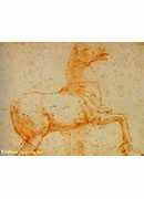 ɶɽϵϰ - study of a sculpture of horse on the quirinal hill rome