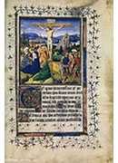 Ү(Сͼ) - crucifixion miniature in the pontiffical of sens fil 129 valenciennes