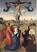 Ү(м) - crucifixion triptych central panel