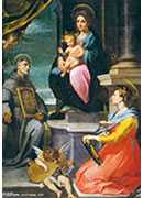 ʥĸӣʥɵŵʥɯ֮ - madonna with child between saint bernardino and saint agatha