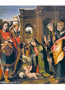 ʥͥʥͽ - the holy family and four saints