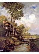 the old windmill near barbizon