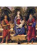 ʥϵʥĸʩϴʥԼ봫ʥԼ֮ - virgin and enthroned between saint john the bapist and saint john the evangelist