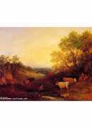 landscape with cattle