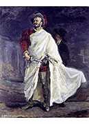 The Singer Francisco d'Andrade as Don Giovanni in Mozart's Opera