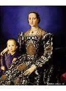 ŵӵĻ - Portrait of Eleanor of Toledo or Leonor lvarez de Toledo and her son Giovanni