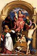 ʥϵʥĸʥͽ - Enthroned Madonna with Child and Saints