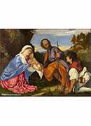 ʥͥ - The Holy Family with a Shepherd