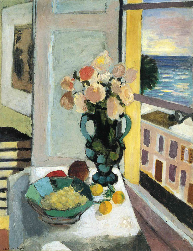 Flowers in front of a Window, 1922