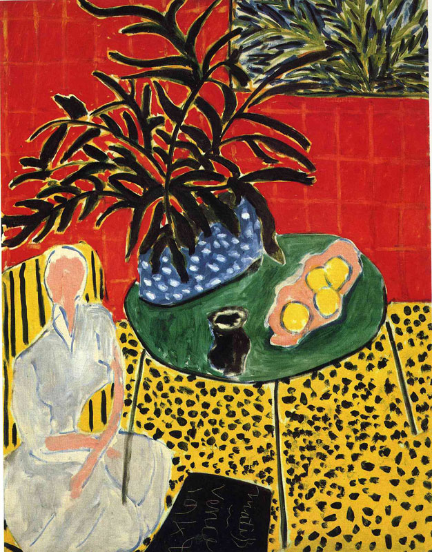 Interior with Black Fern, 1948