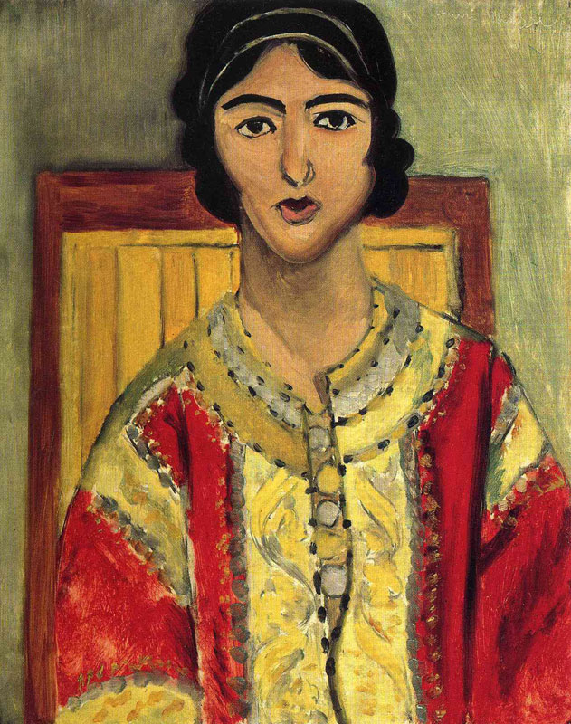 Lorette with a Red Dress, 1917<BR>ղڣColumbus Museum of Art, Columbus, Ohio, USA