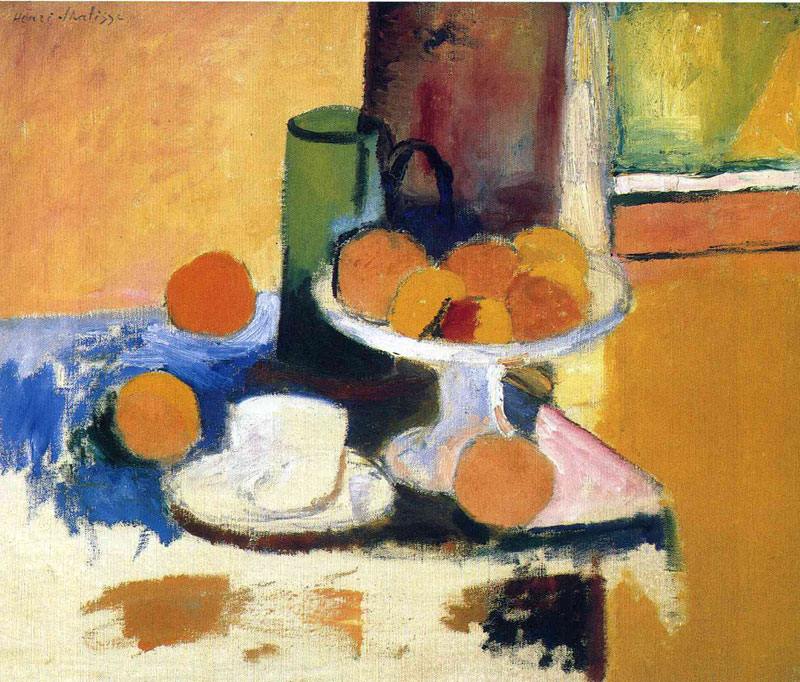 Still Life with Oranges II<br>1899, ͻ, 46.7 x 55.2 cm<br>ղڣWashington University, St. Louis, USA