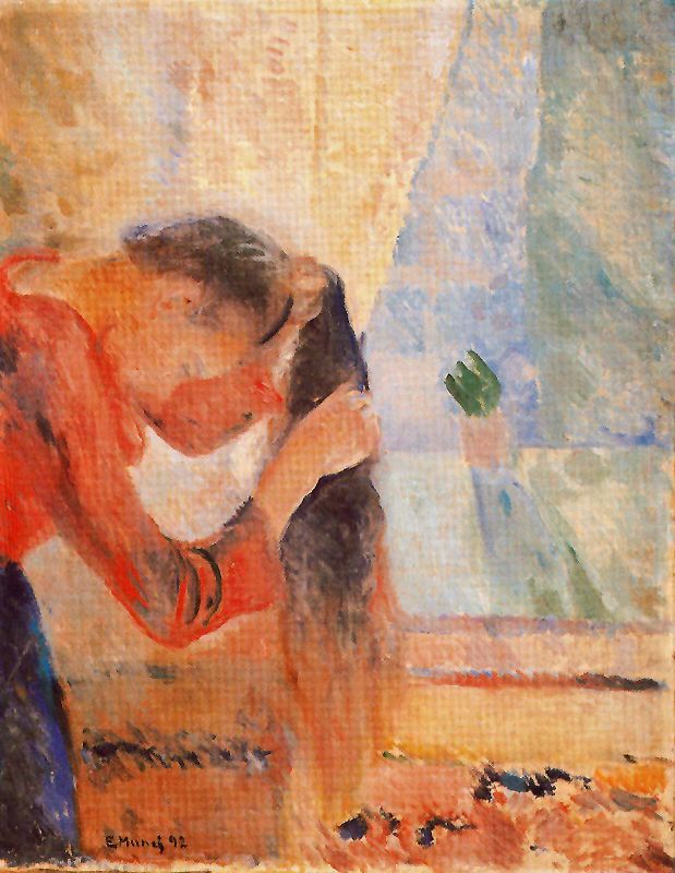 ͷŮ- Girl Combing Her Hair, 1892<br>ղڣRasmus Meyer Collection, Bergen, Norway