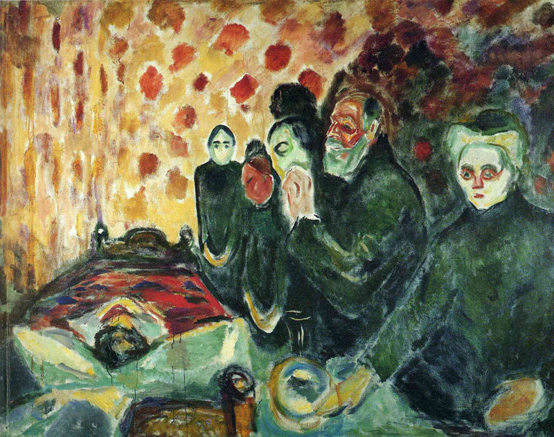 ֮ʱ1- By the Deathbed (Fever) I, 1915<br>ղڣThe Munch Museum