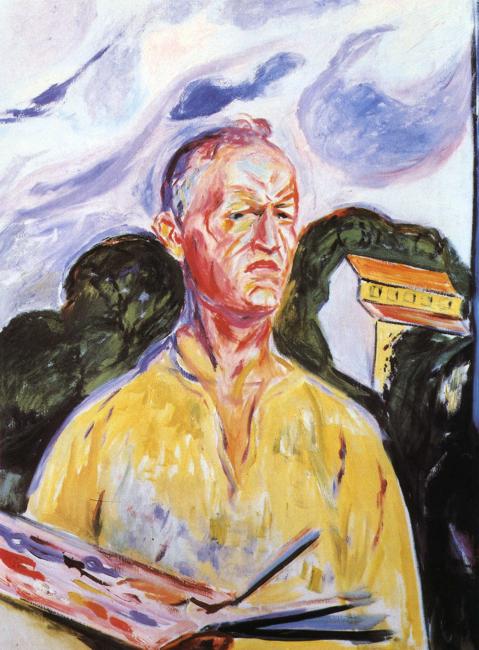 ڰԻ- Self-Portrait at Ekely, 1926<br>